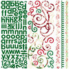 Bo Bunny Press - St. Nick Collection - Christmas - 12 x 12 Cardstock Stickers - St. Nick Combo, CLEARANCE