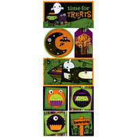 Bo Bunny Press - Boo Crew Collection - Halloween - Cardstock Stickers - Time For Treats, CLEARANCE