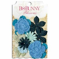 Bo Bunny - Blossoms - Bouquet - Denim Blue