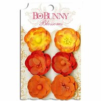 BoBunny - Blossoms - Pansy - Harvest Orange