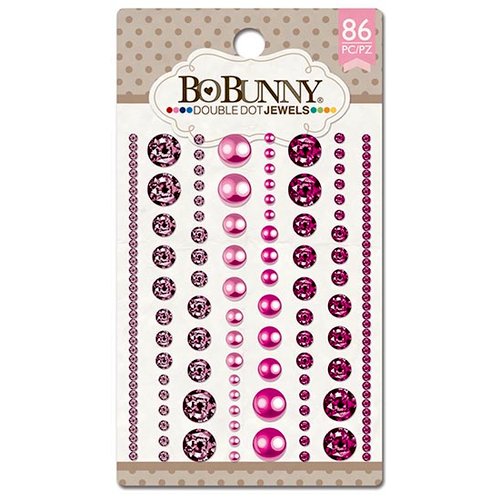 Bo Bunny - Double Dot Designs Collection - Bling - Jewels - Think Pink