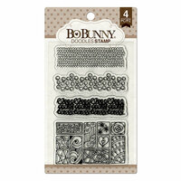 BoBunny - Clear Acrylic Stamps - Doodles
