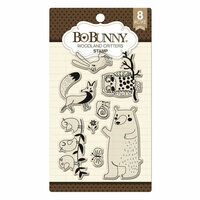 BoBunny - Clear Acrylic Stamps - Woodland Critters