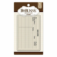 BoBunny - Clear Acrylic Stamps - Recipe Card