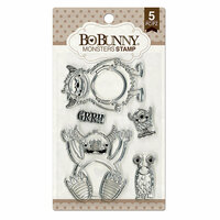 BoBunny - Clear Acrylic Stamps - Monsters