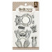BoBunny - Clear Acrylic Stamps - Monsters