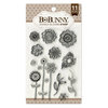BoBunny - Clear Acrylic Stamps - Doodle Blooms
