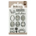 BoBunny - Clear Acrylic Stamps - Eggcellent