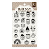 BoBunny - Clear Acrylic Stamps - Festive Emoji