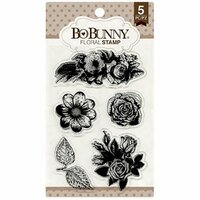 BoBunny - Clear Acrylic Stamps - Floral