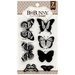 BoBunny - Clear Acrylic Stamps - Flutter