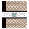 BoBunny - Misc Me Collection - 8 x 9 Binder - White and Kraft