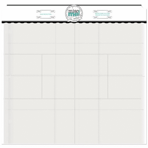 BoBunny - Misc Me - 12 x 12 Page Protectors - Variety - 50 Pack