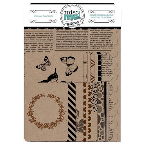BoBunny - Misc Me Collection - Journal Contents - Kraft