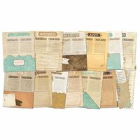 BoBunny - Misc Me - Vintage Calendar Dividers - Undated