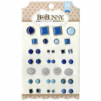 BoBunny - Double Dot Collection - Brads - Blue Hues
