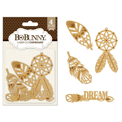 BoBunny - Laser Cut Chipboard - Dreamcatcher