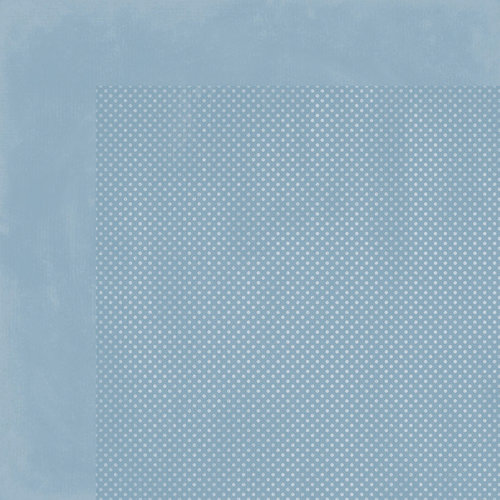 BoBunny - Double Dot Designs Collection - 12 x 12 Double Sided Paper - Country Blue