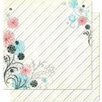 Bo Bunny Press - Alissa Collection - 12 x 12 Double Sided Paper - Alissa