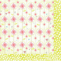 Bo Bunny Press - Alora Collection - 12 x 12 Double Sided Paper - Burst