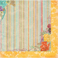 Bo Bunny - Ambrosia Collection - 12 x 12 Double Sided Paper - Stripe