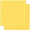 Bo Bunny Press - Double Dot Designs Collection - 12 x 12 Double Sided Paper - Stripe - Buttercup