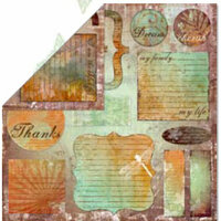 Bo Bunny Press - Beautiful Life Collection - 12 x 12 Double Sided Paper - Beautiful Life Cut Outs, CLEARANCE