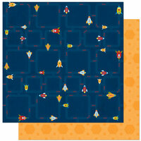 Bo Bunny - Blast Off Collection - 12 x 12 Double Sided Paper - Arcade