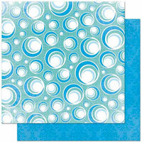 Bo Bunny Press - Barefoot and Bliss Collection - 12 x 12 Double Sided Paper - Bubbles