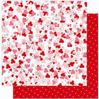 Bo Bunny Press - Crush Collection - Valentine - 12 x 12 Double Sided Paper - Crush Cutie Pie