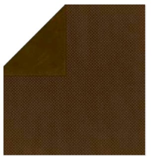 Bo Bunny Press - Double Dot Paper - 12 x 12 Double Sided Paper - Coffee Dot