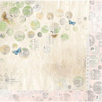 Bo Bunny - Country Garden Collection - 12 x 12 Double Sided Paper - Glimpse