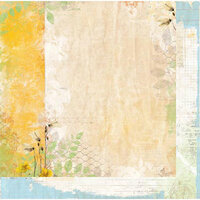 Bo Bunny - Country Garden Collection - 12 x 12 Double Sided Paper - Morning Sunrise