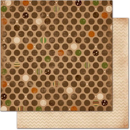 Bo Bunny - Camp-A-Lot Collection - 12 x 12 Double Sided Paper - Dot