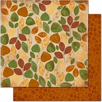 Bo Bunny Press - Camp-A-Lot Collection - 12 x 12 Double Sided Paper - Leaves