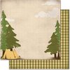Bo Bunny - Camp-A-Lot Collection - 12 x 12 Double Sided Paper - Camp-A-Lot