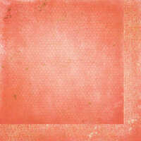 BoBunny - Double Dot Designs Collection - 12 x 12 Double Sided Paper - Vintage - Coral