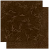 Bo Bunny - Double Dot Designs Collection - 12 x 12 Double Sided Paper - Flourish - Coffee