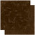 Bo Bunny - Double Dot Designs Collection - 12 x 12 Double Sided Paper - Flourish - Coffee