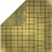 Bo Bunny Press - Bella Journee - Double Sided Paper - Eire Collection - Eire Tartan