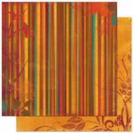 Bo Bunny - Forever Fall Collection - 12 x 12 Double Sided Paper - Stripe Bo Bunny - Forever Fall Collection - 12 x 12 Double Sided Paper - Stripe