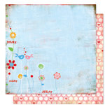 Bo Bunny Press - Flirty Collection - 12 x 12 Double Sided Paper - Flirty Bo Bunny Press - Flirty Collection - 12 x 12 Double Sided Paper - Flirty