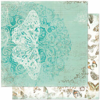 Bo Bunny - Gabrielle Collection - 12 x 12 Double Sided Paper - Elegance