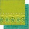 Bo Bunny - Hello Sunshine Collection - 12 x 12 Double Sided Paper - Sweet Pea