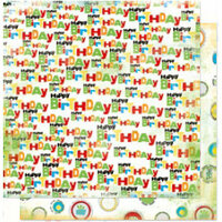 Bo Bunny Press - It's My Party Collection - 12 x 12 Double Sided Paper - It's My Party Day