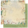 Bo Bunny Press - Learning Curve Collection - 12 x 12 Double Sided Paper - Learning Curve Apple Pie