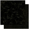 Bo Bunny - Double Dot Designs Collection - 12 x 12 Double Sided Paper - Flourish - Licorice