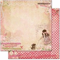 Bo Bunny - Little Miss Collection - 12 x 12 Double Sided Paper - Little Miss