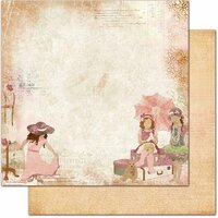 Bo Bunny - Little Miss Collection - 12 x 12 Double Sided Paper - Gracie