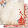 Bo Bunny Press - Liberty Collection - 12 x 12 Double Sided Paper - One Nation
